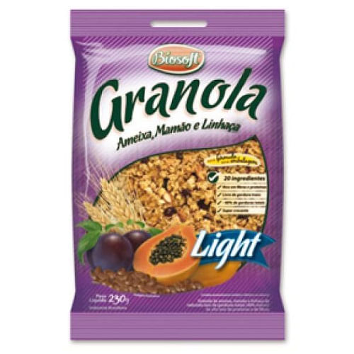 Granola-Ameixa-Mamao-e-Linhaca-Light-Biosoft-230g-538299 Granola-Ameixa-Mamao-e-Linhaca-Light-Biosoft-230g-538299