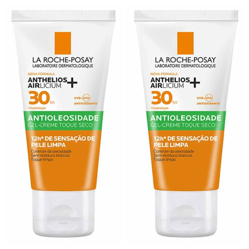 Kit com 2 Unidades de La Roche-Posay Protetor Solar Facial Anthelios Airlicium FPS30 40g Kit com 2 Unidades de La Roche-Posay Protetor Solar Facial Anthelios Airlicium FPS30 40g