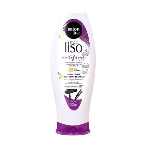 Defrizante Protetor Térmico Meu Liso Antifrizz Salon Line 200ml Defrizante Protetor Térmico Meu Liso Antifrizz Salon Line 200ml