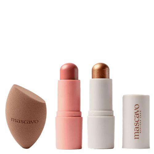 Kit de Maquiagem Mascavo Soft Glow Trio Kit Kit de Maquiagem Mascavo Soft Glow Trio Kit