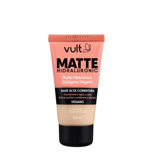 Base Líquida Vult Hidraluronic Matte V200 26ml V200