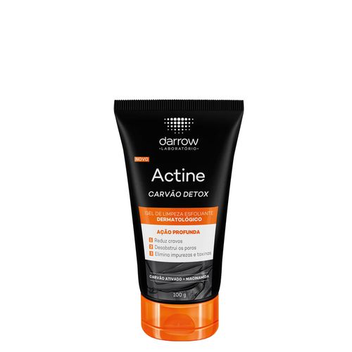 Gel de Limpeza Esfoliante Darrow Actine Carvão Detox 100g Darrow Actine Carvão Detox Gel de Limpeza Esfoliante 100g