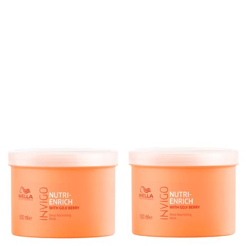 Kit Wella Professionals Invigo Nutri Enrich Máscara de Nutrição 500ml - 2 Unidades Kit Kit Wella Professionals Invigo Nutri Enrich Máscara de Nutrição 500ml - 2 Unidades Kit