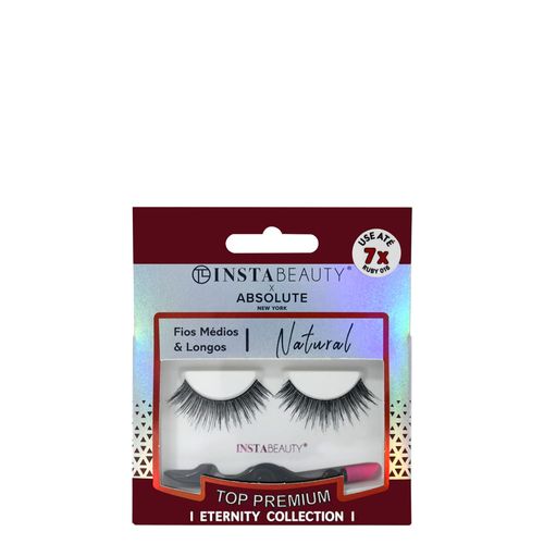 Cílios Postiços Curto Absolute New York Istabeauty Ruby 016 Preto 1 Par Ruby 016 Preto