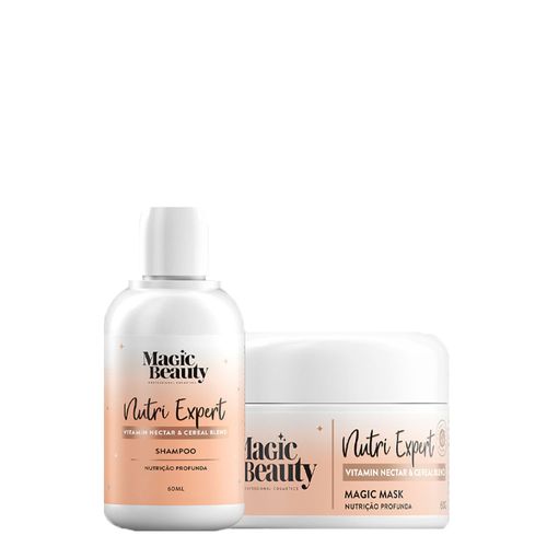 __(Exclusivo OFF) Kit Magic Beauty Nutri Expert Vitamin Nectar - Shampoo 60ml + Máscara 60g Kit