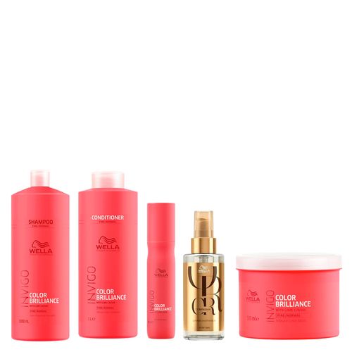 Kit Wella Professionals Invigo Color Brilliance Profissional - 5 Produtos Kit Kit Wella Professionals Invigo Color Brilliance Profissional - 5 Produtos Kit
