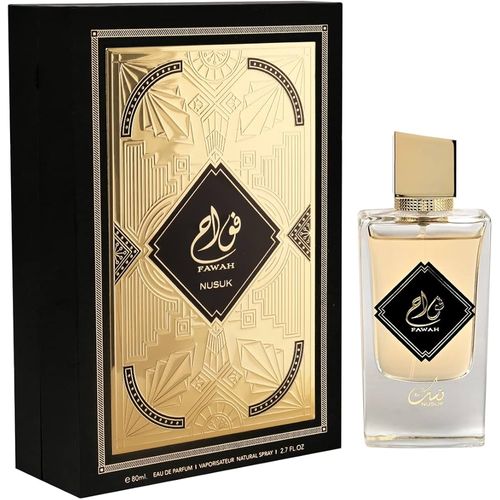 Fawah Nusuk Perfume Masculino Eau de Parfum 80ml Árabe 100ml Incolor