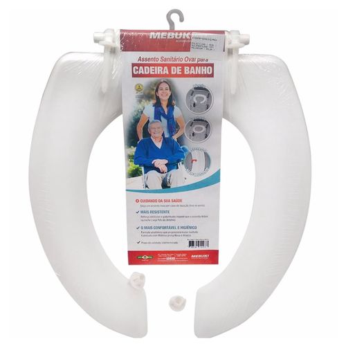 Assento Sanitário Oval P/ Cadeira De Banho Aberto Assento Sanitário Oval P/ Cadeira De Banho Aberto