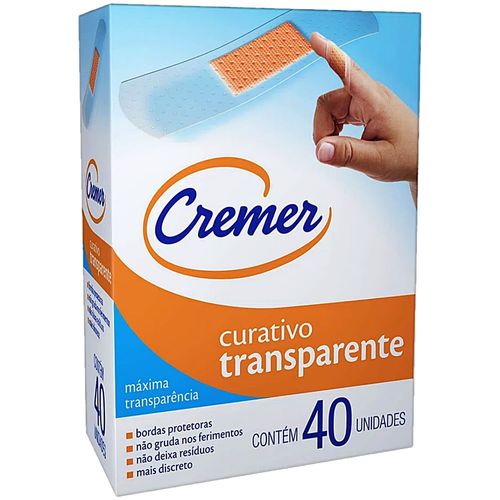 Curativo Transparente Cremer 40 unidades Curativo Transparente Cremer 40 unidades