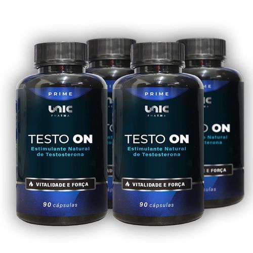 Kit 4 Testo On Estimulante de Testosterona 90 Cáps