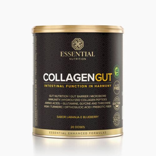 Collagen Gut Laranja e Blueberry Essential Nutrition 400g Collagen Gut Laranja e Blueberry Essential Nutrition 400g