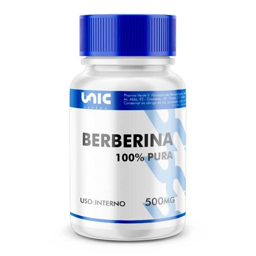 Berberina 500Mg (100% PURA) 60 Cápsulas