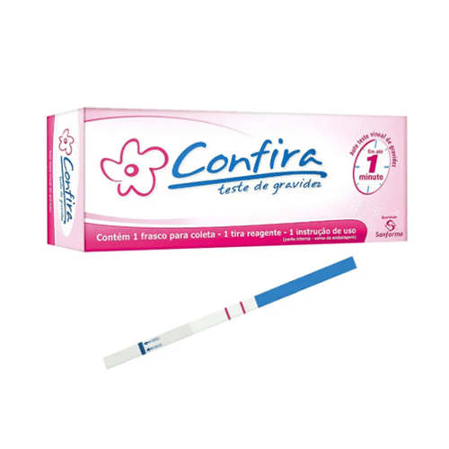 Teste de Gravidez Confira Tira Reagente