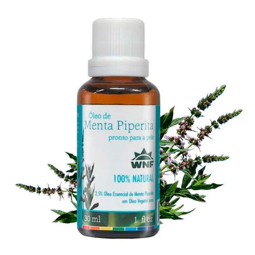Óleo De Menta Piperita Pronto Para a Pele WNF 30ml