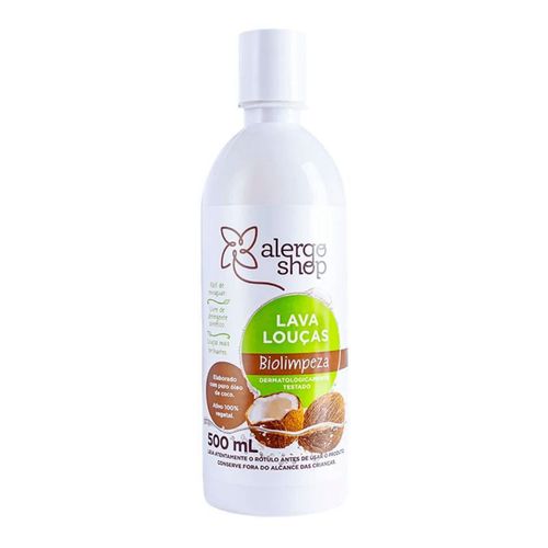 Lava Louças Hipoalergênico Biolimpeza Alergoshop 500ml Lava Louças Hipoalergênico Biolimpeza Alergoshop 500ml