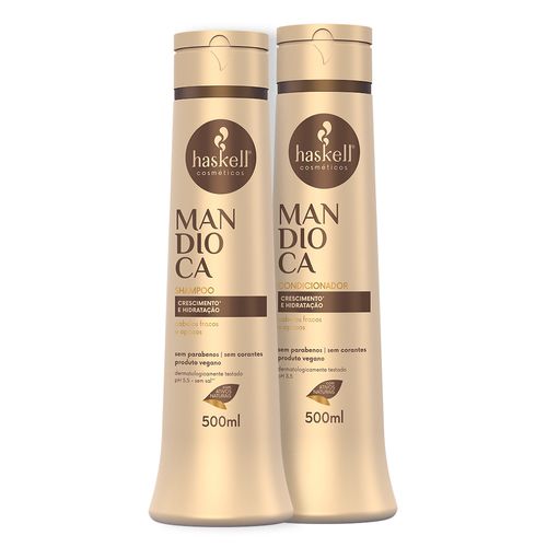 Kit Mandioca Shampoo e Condicionador 500ml