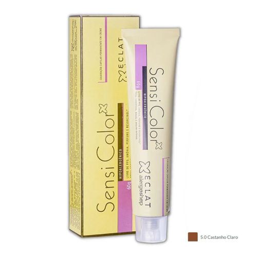 Tintura Hipoalergênica Alergoshop  Cor 5.0 Castanho Claro 60g