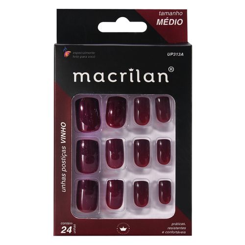 Unhas Macrilan Up313A Vinho Media