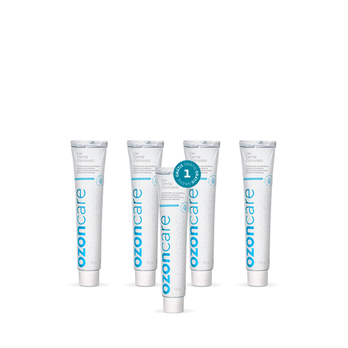Kit Gel Dental Ozonizado - 90g - Pague 4 Leve 5!