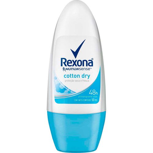 Kit c/9 Unidades de Desodorante Rexona Rollon Antitrans Cotton 50ml