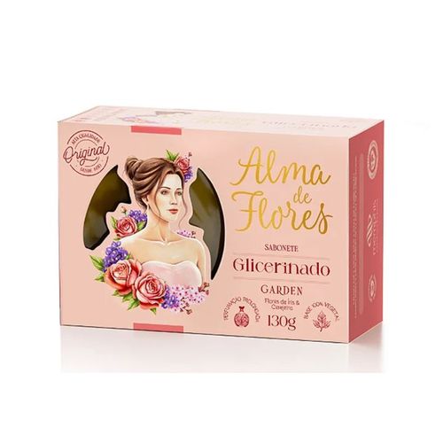 Kit c/9 Sabonete Alma De Flores Glicer 130g Garden Kit c/9 Sabonete Alma De Flores Glicer 130g Garden