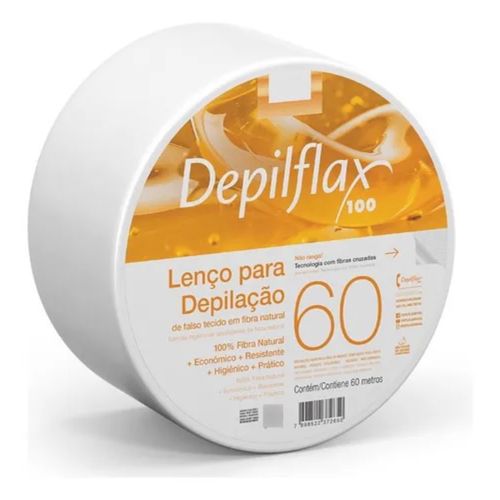 Lenço Depilatório Rolo 60 metros Depilflax Lenço Depilatório Rolo 60 metros Depilflax