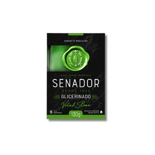 Kit c/9 Sabonete Senador Vital Stone 130g