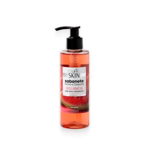 Kit c/9 Sabonete Líquido Facial Corporal Muriel Skin Melância 200ml