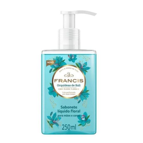 Kit c/9 Sabonete Liquido Francis Pump 250ml Azul