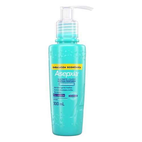 Kit c/9 Sabonete Líquido Asepxia Limpeza Profunda 300ml Kit c/9 Sabonete Líquido Asepxia Limpeza Profunda 300ml