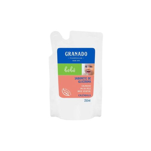 Kit c/4 Sabonete Liquido Infantil Granado Bebê Refil 250ml Calendula Kit c/4 Sabonete Liquido Infantil Granado Bebê Refil 250ml Calendula