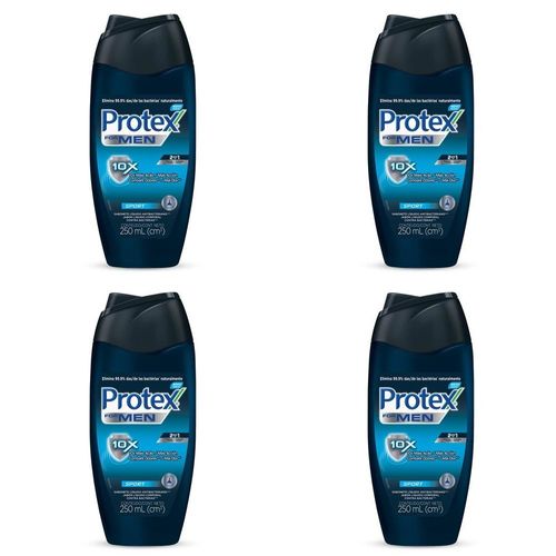 Kit c/4 Sabonete Líquido Protex Men Sports 250ml