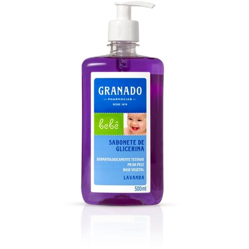 Kit c/4 Sabonete Líquido Bebê Lavanda Granado 250ml