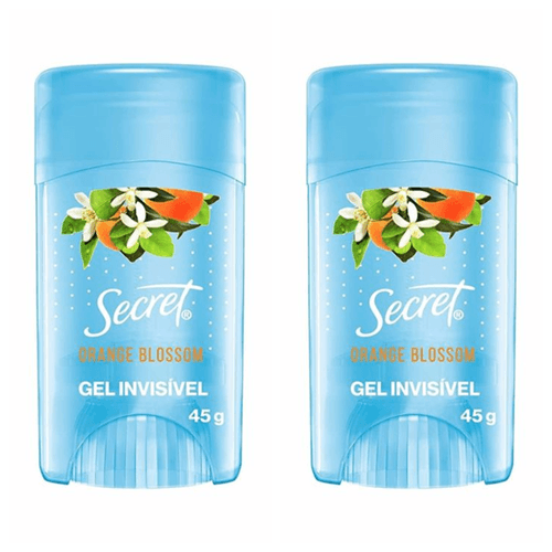 Kit c/2 Unidades de Desodorante Secret Gel 45g Orange Blossom