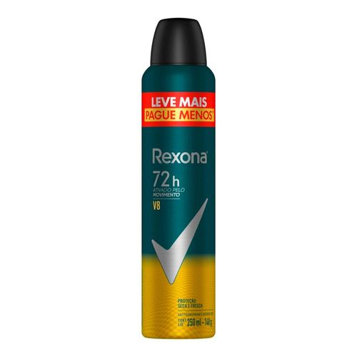 Kit c/2 Unidades de Desodorante Rexona Aero Men V8 250ml Kit c/2 Unidades de Desodorante Rexona Aero Men V8 250ml