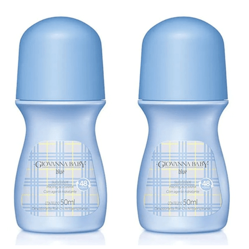 Kit c/2 Unidades de Desodorante Giovanna Baby Rollon Blue 50ml Kit c/2 Unidades de Desodorante Giovanna Baby Rollon Blue 50ml