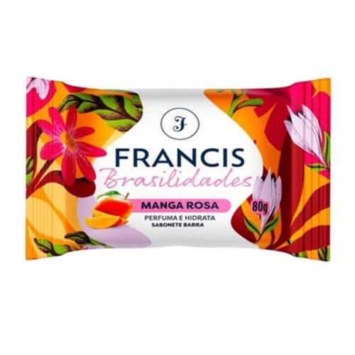 Kit c/2 Sabonete Francis Brasil 80g Manga Kit c/2 Sabonete Francis Brasil 80g Manga
