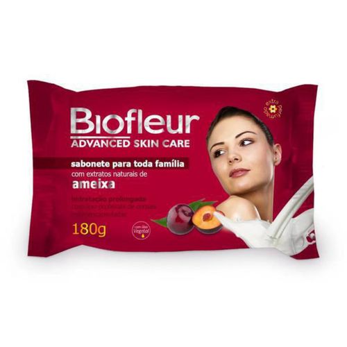 Kit c/16 Biofleur Sabonete 180g Ameixa Kit c/16 Biofleur Sabonete 180g Ameixa