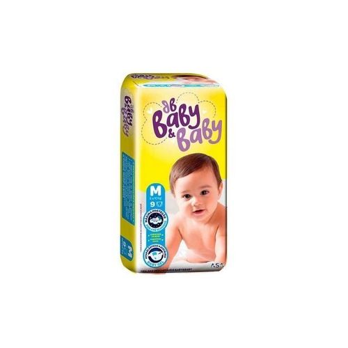 Kit 4 Fraldas Baby&Baby (M) 9 Unidades cada Kit 4 Fraldas Baby&Baby (M) 9 Unidades cada