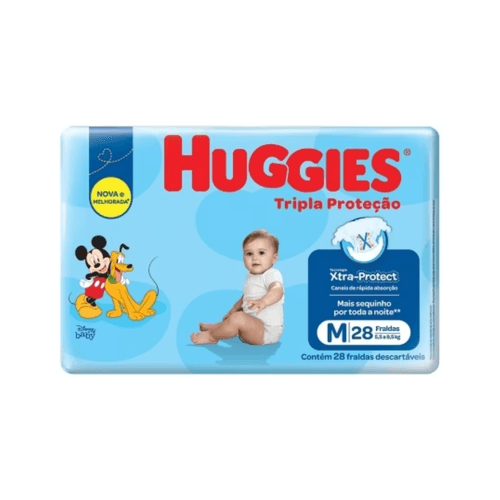 Kit 2 Fraldas . Huggies Tp Jumbo (M) 28 Unds cada Kit 2 Fraldas . Huggies Tp Jumbo (M) 28 Unds cada