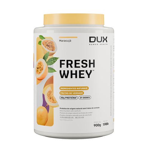 FRESHWHEY™ MARACUJÁ - POTE 900G Sabor Maracujá - 900g Maracujá FRESHWHEY™ MARACUJÁ - POTE 900G Sabor Maracujá - 900g Maracujá