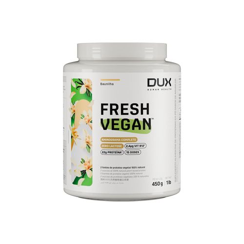 FRESHVEGAN BAUNILHA - POTE 450 g Sabor Baunilha 450g