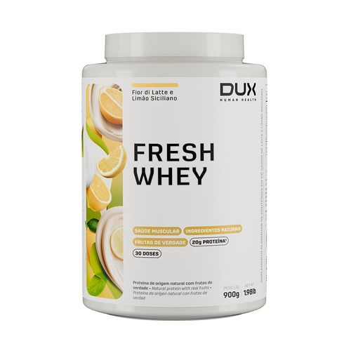 FRESHWHEY™ FIOR DI LATTE E LIMÃO SICILIANO - POTE 900G FIOR DI LATTE E LIMAO SICILIANO Fior Di Latte e Limão Siciliano