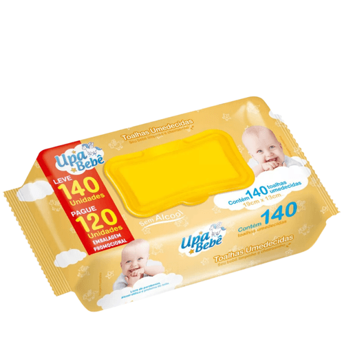 Toalha Umed. Upa Bebe Clean Baby C/140 Toalha Umed. Upa Bebe Clean Baby C/140