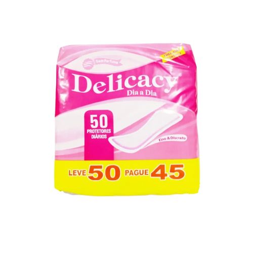 Protetor Delicacy Dia A Dia 50 Unidades Protetor Delicacy Dia A Dia 50 Unidades