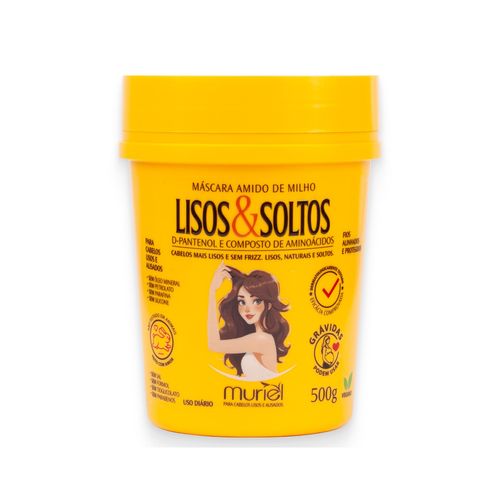 Muriel Máscara Amido Milho Lisos&Soltos Muriel Máscara Amido Milho Lisos&Soltos