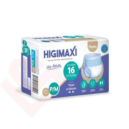 Fralda Higimaxi Pants P/M 16 Unidades Fralda Higimaxi Pants P/M 16 Unidades