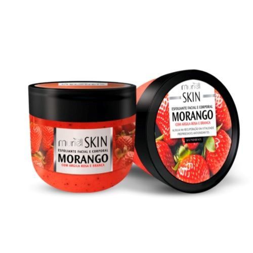 Esfoliante Facial E Corporal Muriel Skin Morango 250g Esfoliante Facial E Corporal Muriel Skin Morango 250g