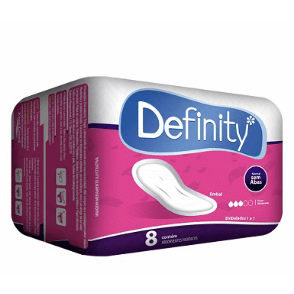 Absorvente Definity 1A1 Normal Sem Abas