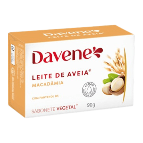 Davene Sabonete Leite De Aveia Macadamia 90g